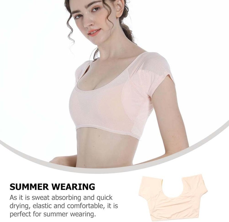 DIYEAH Sweat Vest for Women Breathable Synthetic Underarm Sweat Pads Lightweight Moisture Wicking Summer Activewear Size M Khaki - Image 4